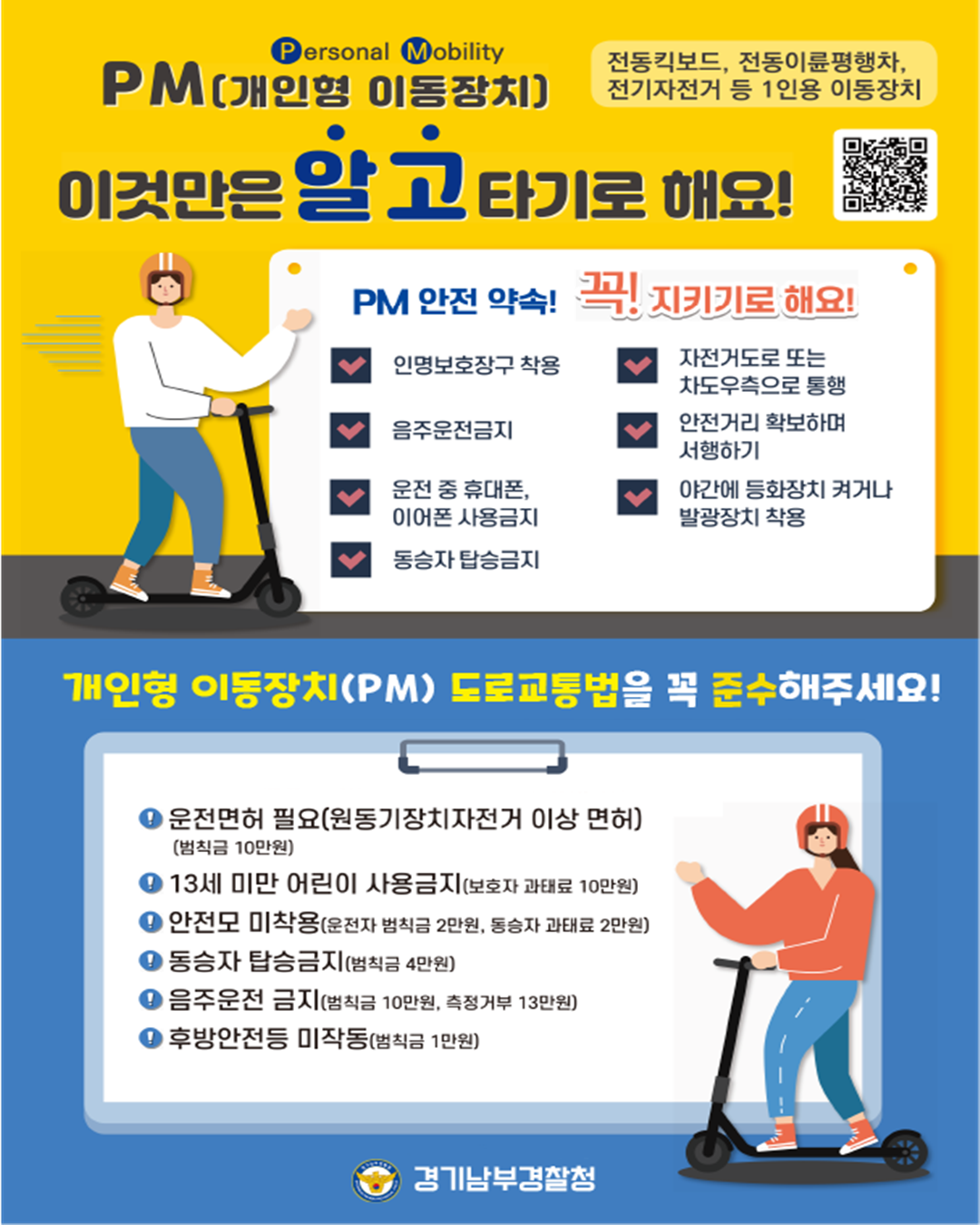 PM 교통안전홍보 포스터