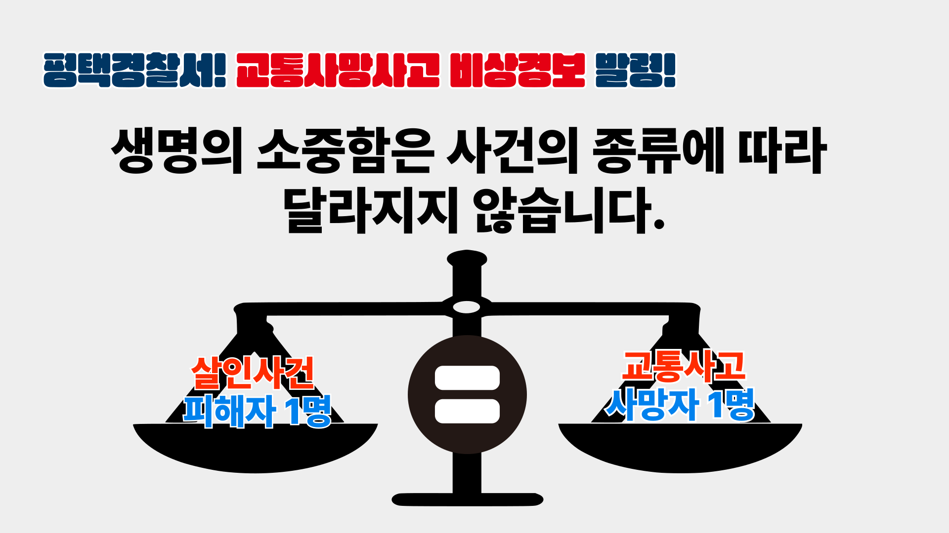 교통사고 비상경보